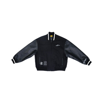 Serious Player Only Baseball Jacket KR Black