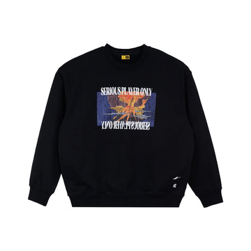 Serious Player Only x KR Pullover Sweatshirt Black