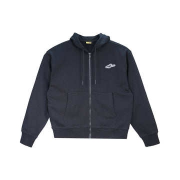 Serious Player Only Lightweight Zip Up Hoodie Black