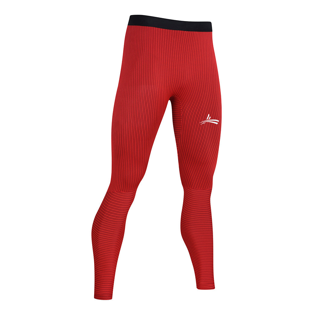 Ribbed Fitted Athletic Pants