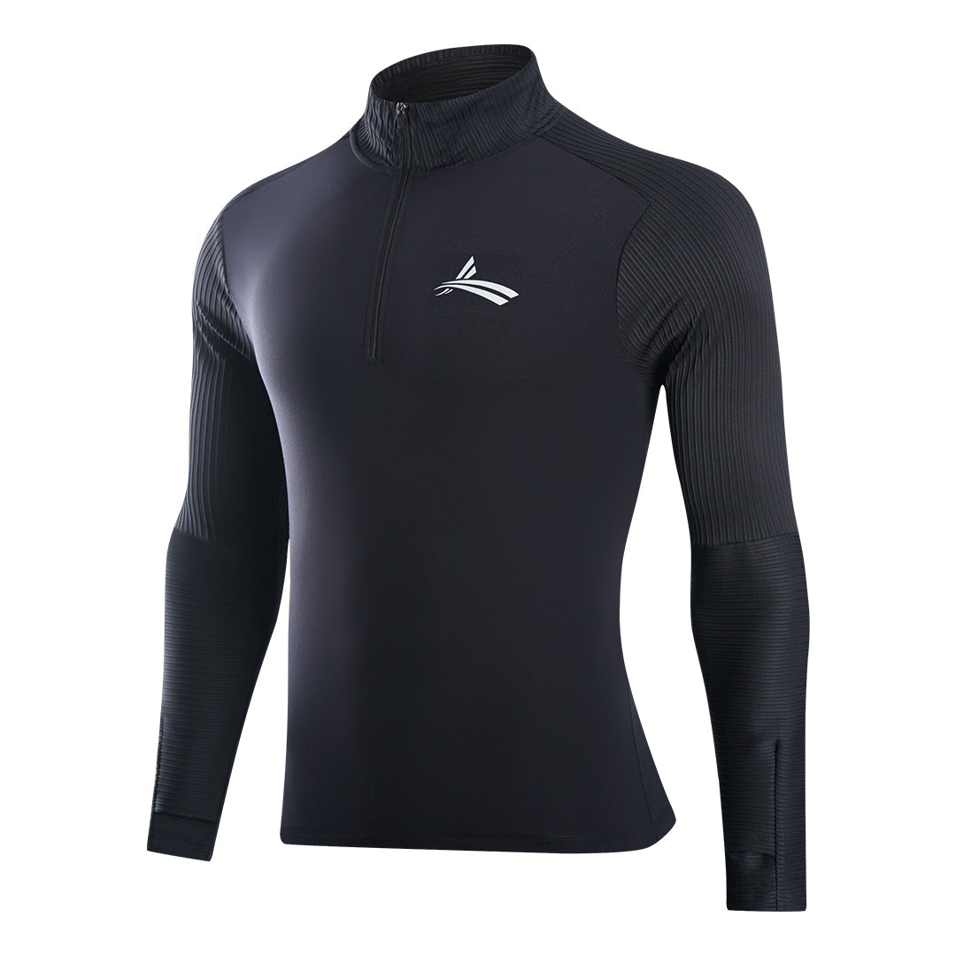 Spin Weave Series Long-Sleeve Half-Zip Sports Shirt
