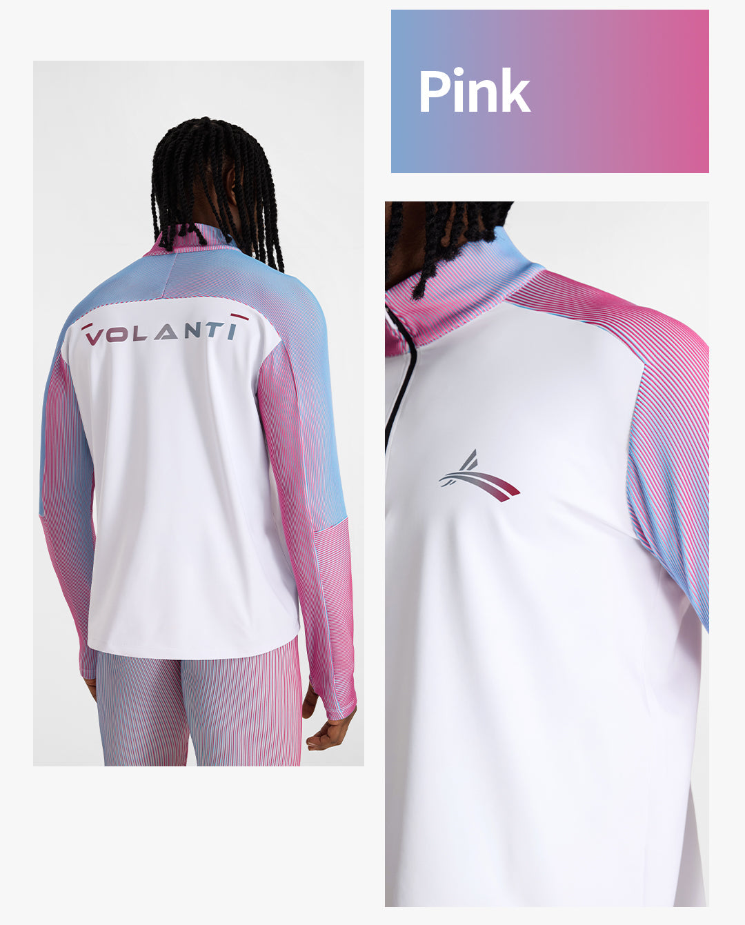 Spin Weave Series Long-Sleeve Half-Zip Sports Shirt