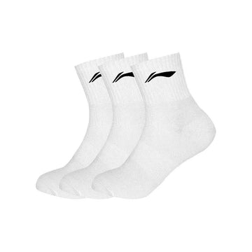 LiNing Socks for Running/Basketball/Sprots  'White/Black/Grey'