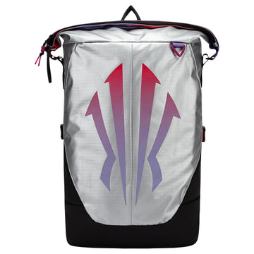Anta Kai Series PU Rainbow Backpack Black Silver