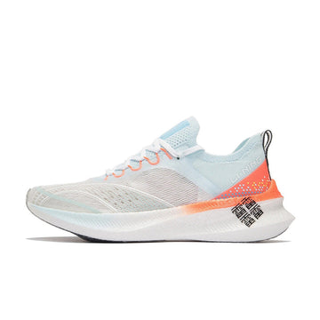 LiNing Feidian Challenger 「Women」'White Blue Orange' | Running Shoes