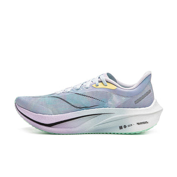 LINING Feidian 4 Challenger Women's 'Mist Purple Vero Rose Purple Fluorescent Ice Cyan' | Running Shoes