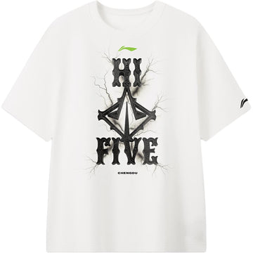 LiNing NBA T-shirt 'Cream White'