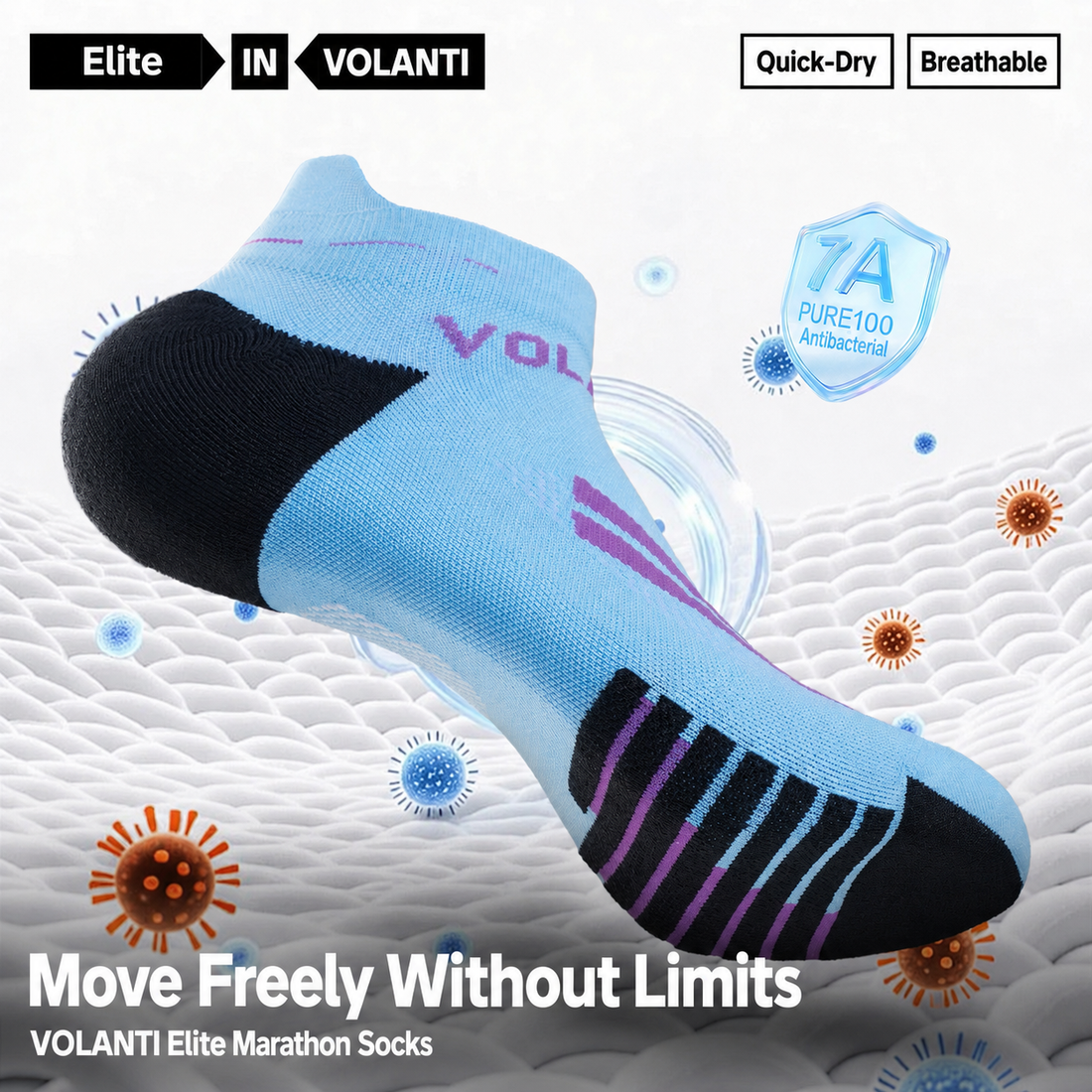 Professional Track and Field Socks