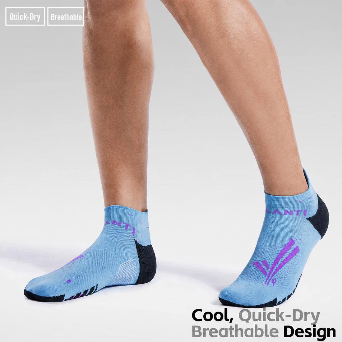 Professional Track and Field Socks (3-Pack)