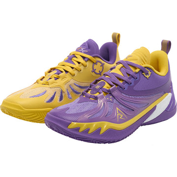 Rigorer AR3 Basketball Sneakers ‘Sunset Yellow’ & 'California Purple' Mixed Colorway[Z325360910-30]